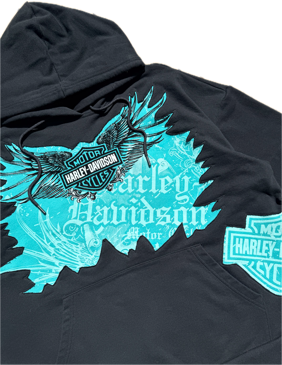 Harley Davidson Black Wing Hoodie