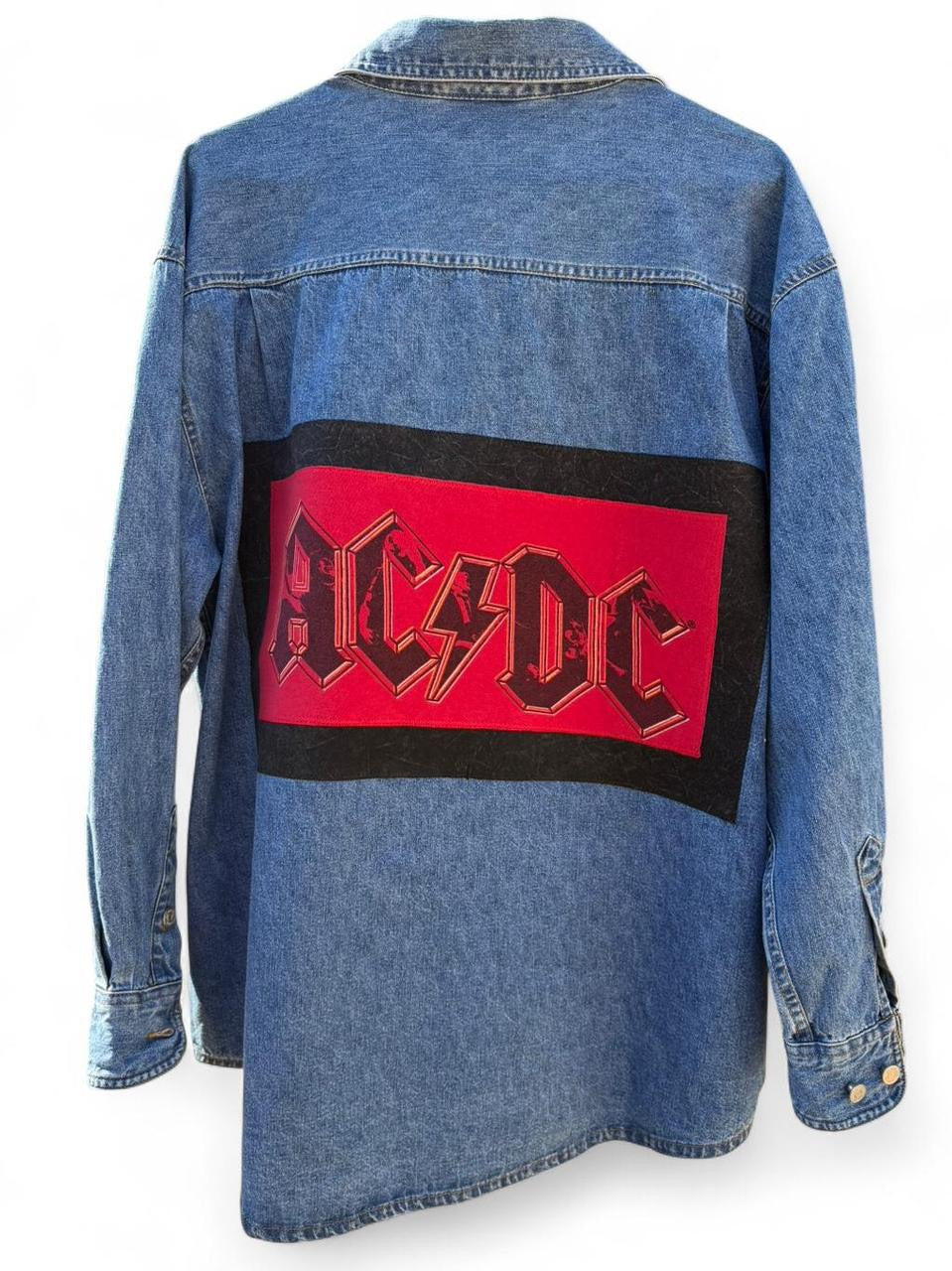 AC/DC Denim Button Down
