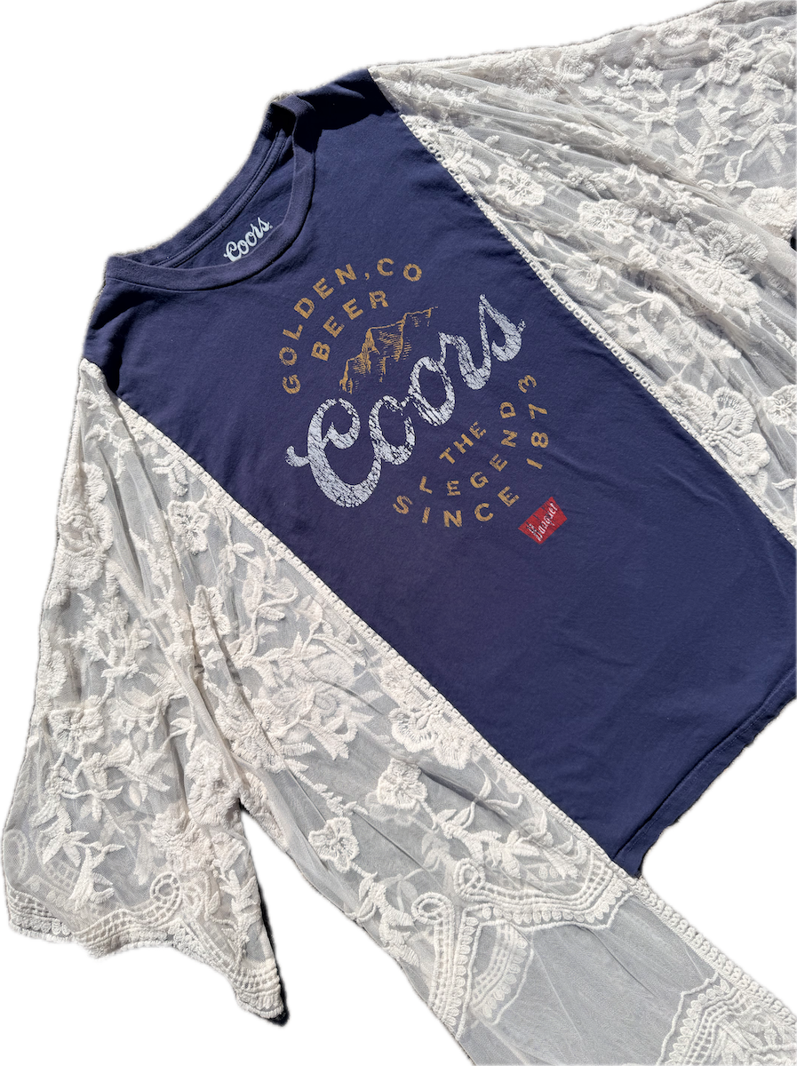 Coors Boho Lace Tee