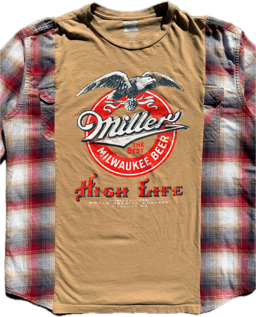 Miller High Life Flannel