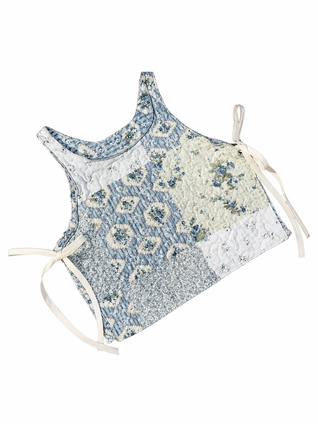 Bluebell Quilted Side Tie Top