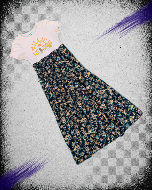 Willie Nelson Upcycled Maxi Dress