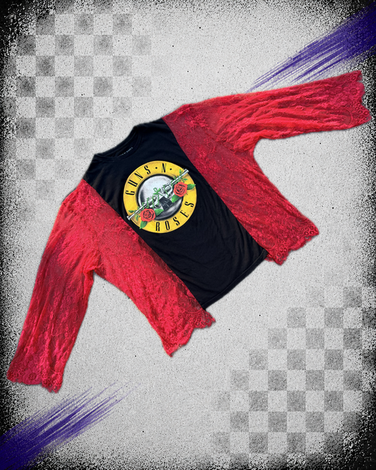 Guns N Roses Red Lace tee