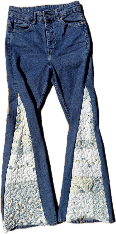 Bluebell Quilted Panel Jeans