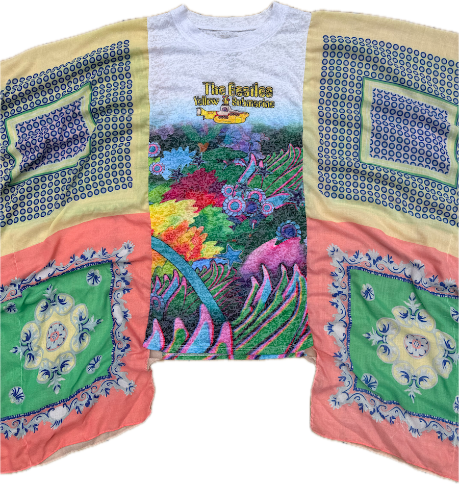 The Beatles Yellow Submarine boho top