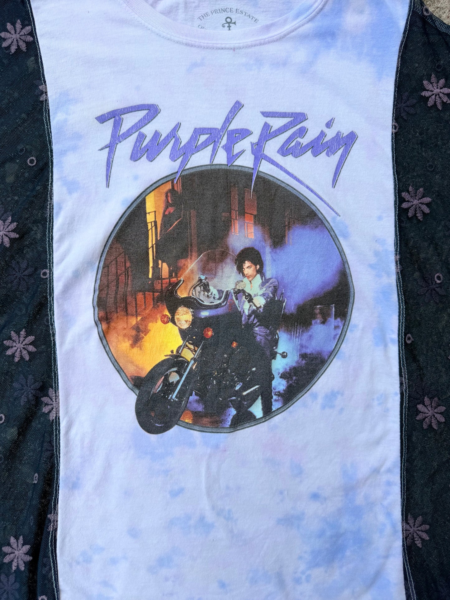 Prince Purple Rain Lace Boho Tee