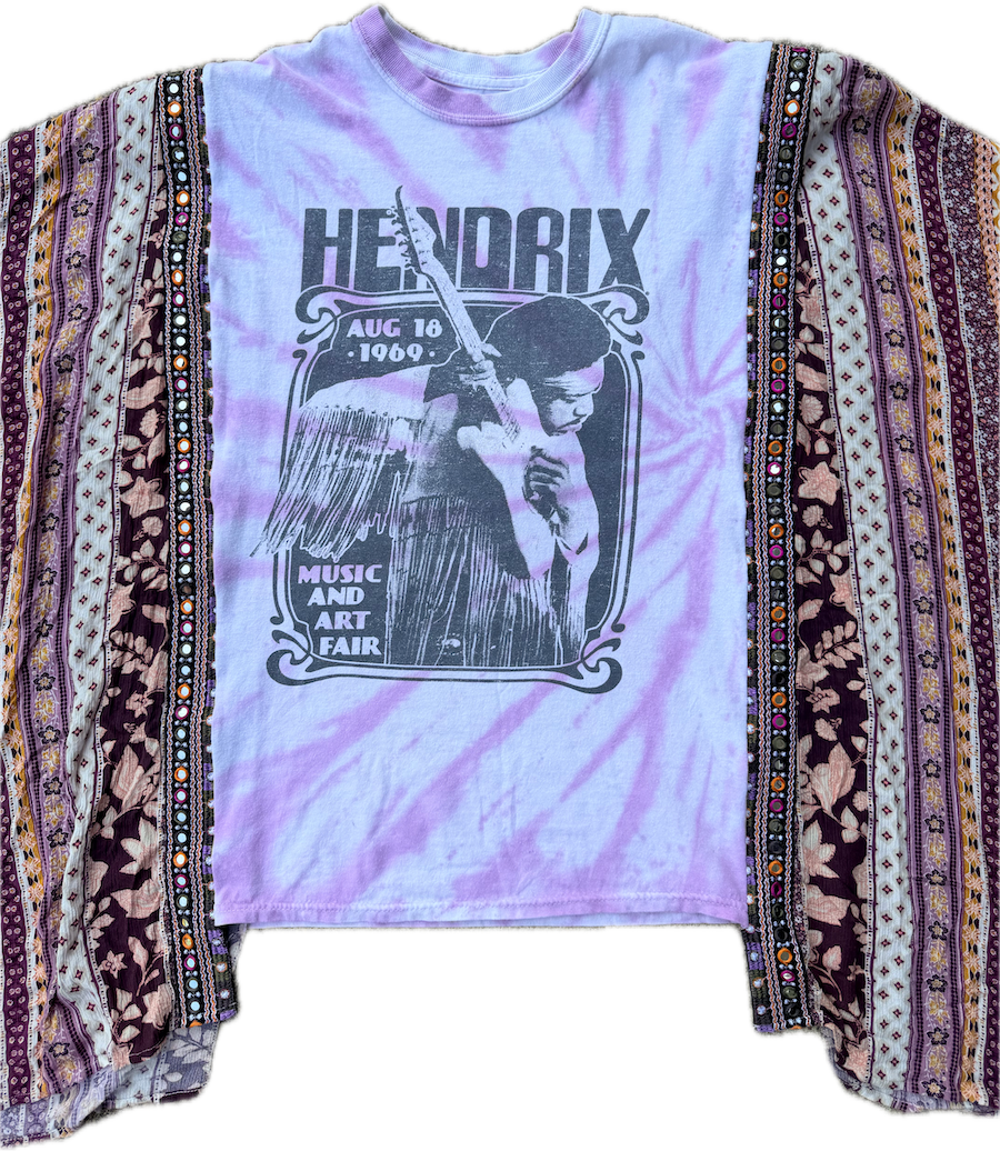 Jimi Hendrix boho tee