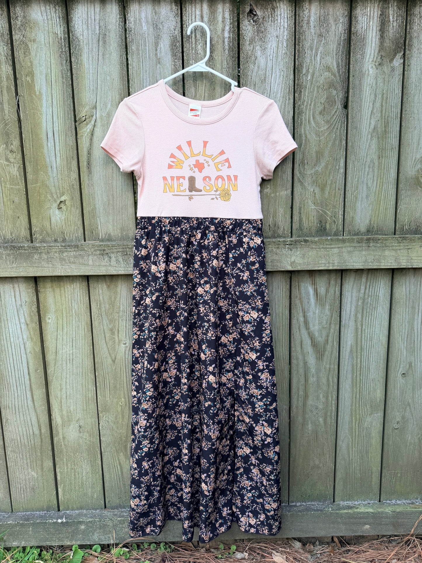 Willie Nelson Upcycled Maxi Dress