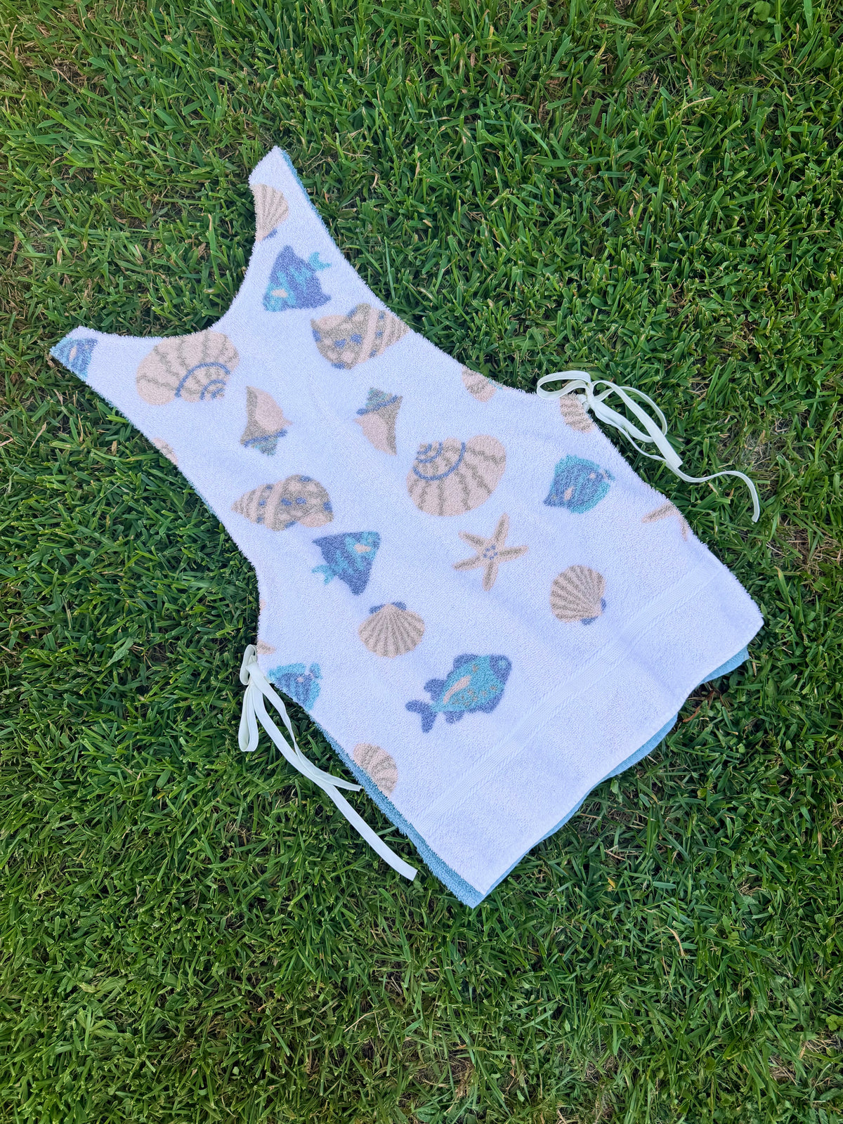 Coastal Seashell Cover Up Dress