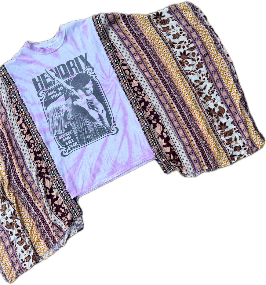 Jimi Hendrix boho tee