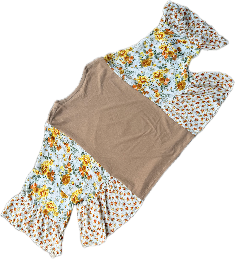 Rolling Stones Floral Bell Sleeve Tee