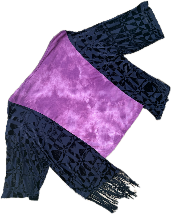 Led Zeppelin Fringe Sleeve Top