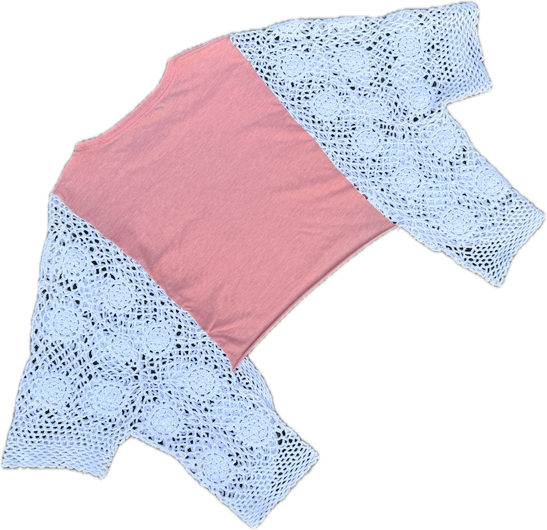Dolly Parton crochet sleeves