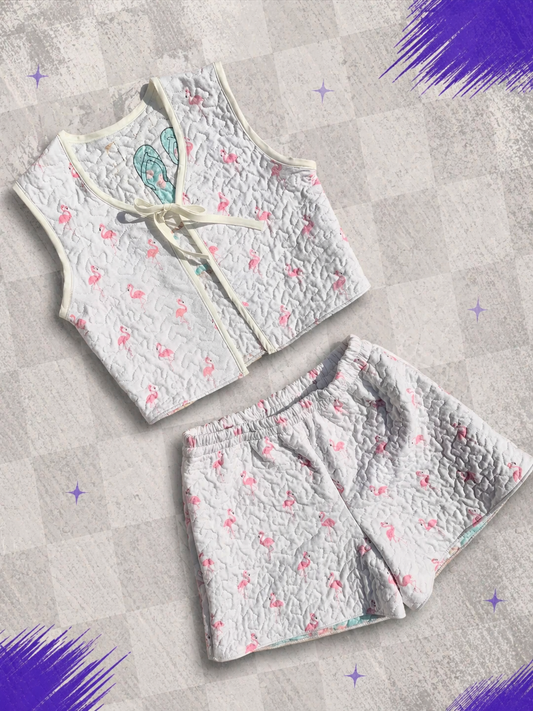 Flamingo 2 piece set
