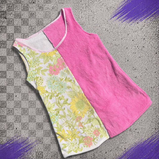 Vintage Floral Coverup Dress