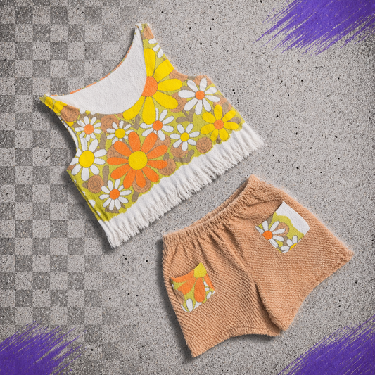 Vintage Flower 2 Piece Set