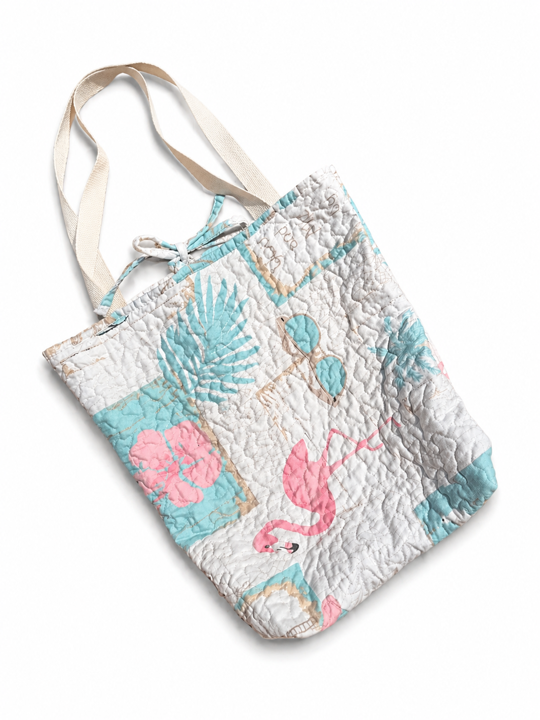 "You and Me by the Sea" quilted tote