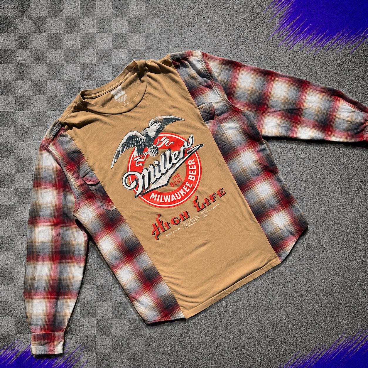 Miller High Life Flannel
