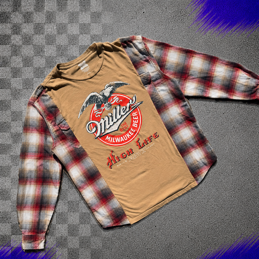 Miller High Life Flannel