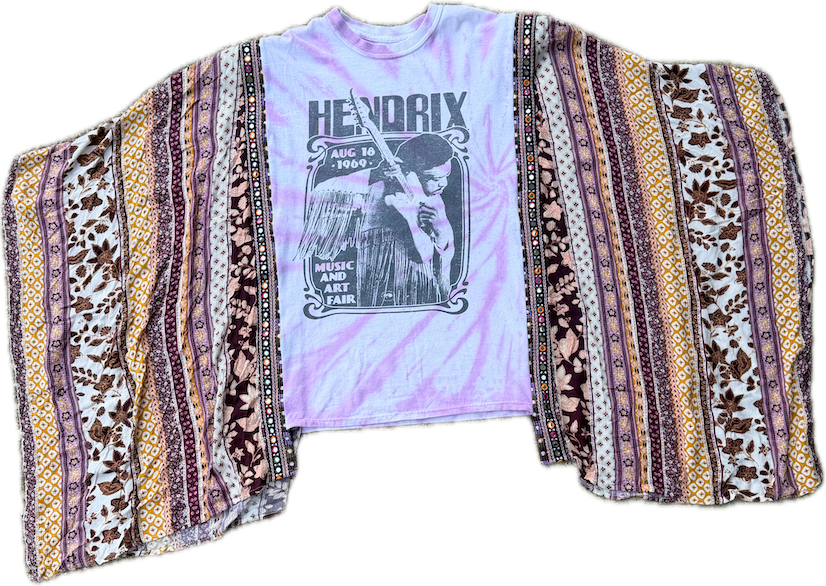 Jimi Hendrix boho tee