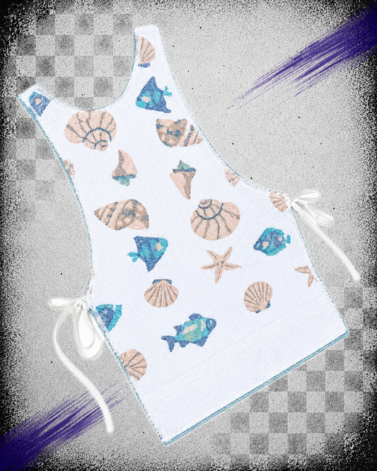 Coastal Seashell Cover Up Dress