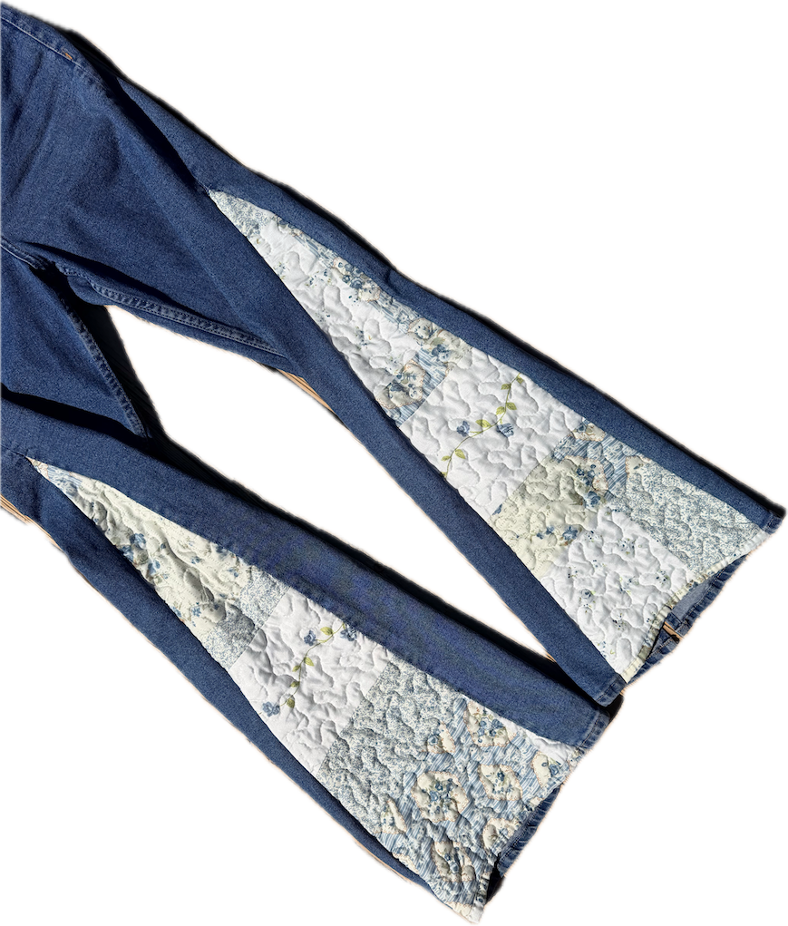 Bluebell Quilted Panel Jeans