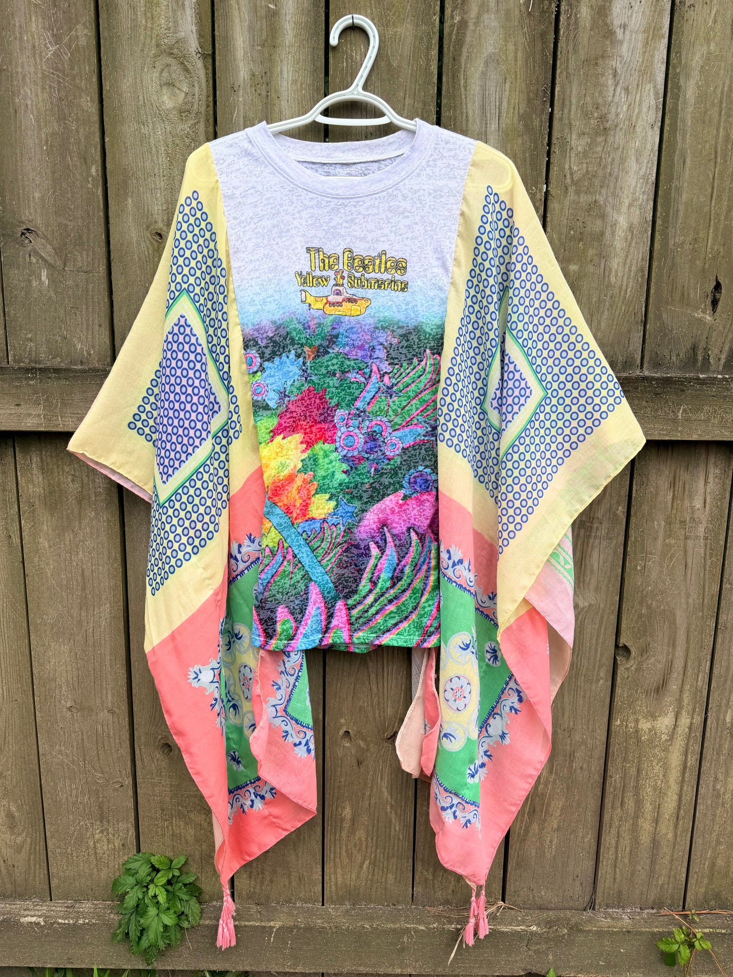 The Beatles Yellow Submarine boho top