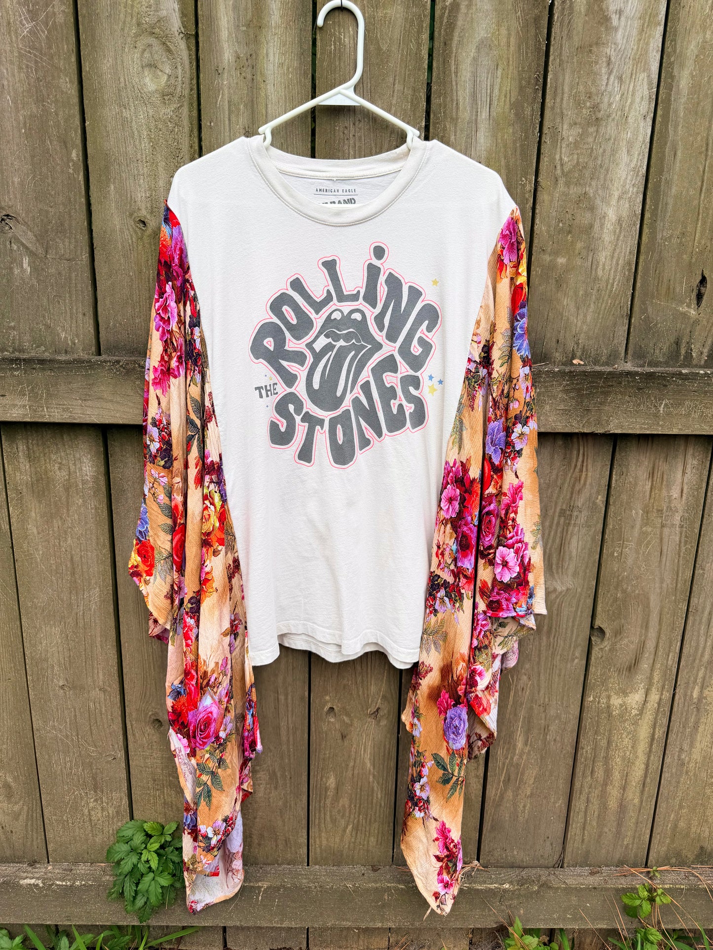 Rolling Stone Floral Boho Tee