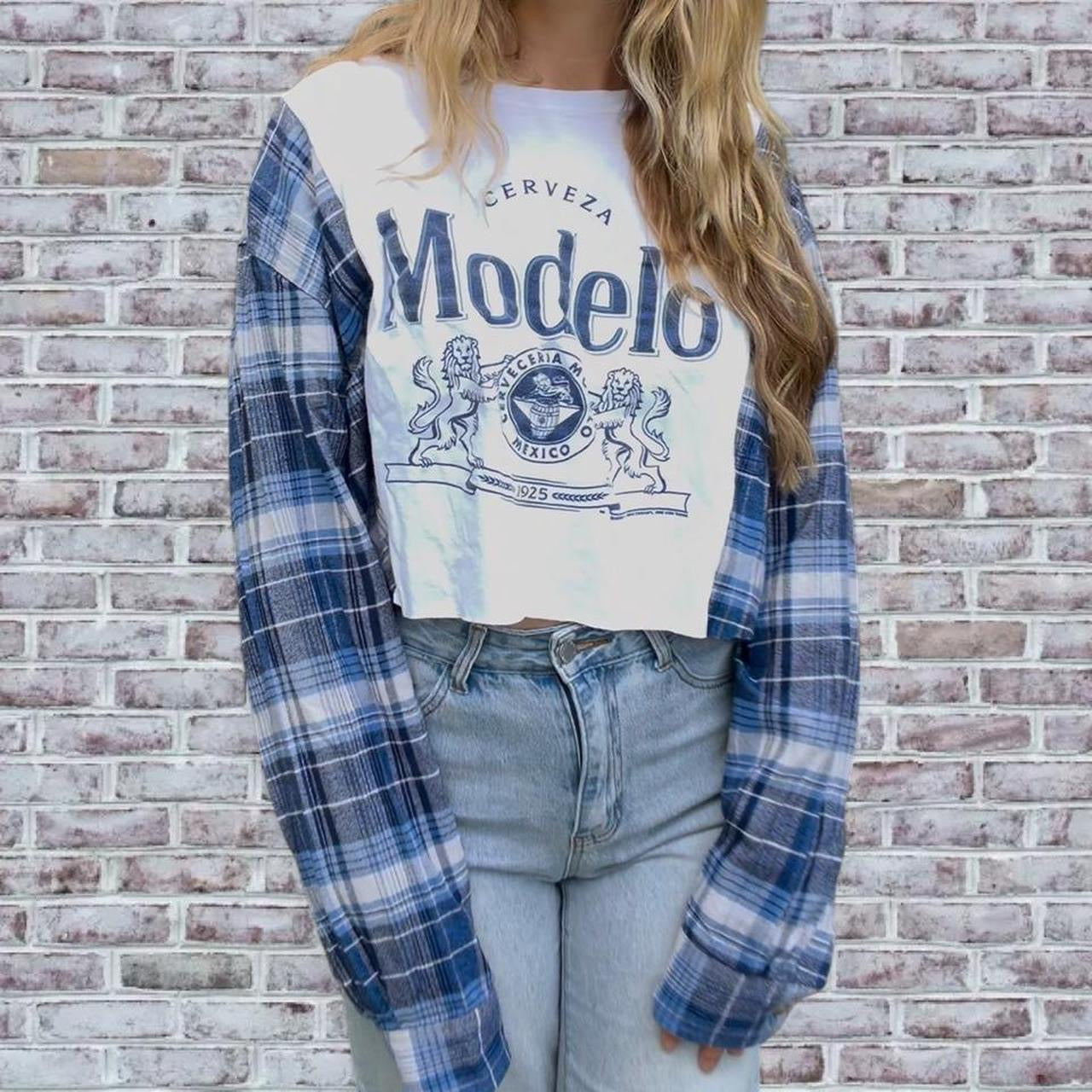Modelo Cropped Flannel