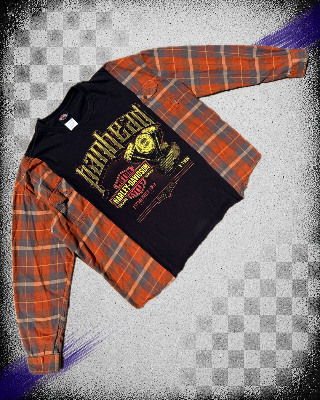 Harley Davidson Panhead Flannel