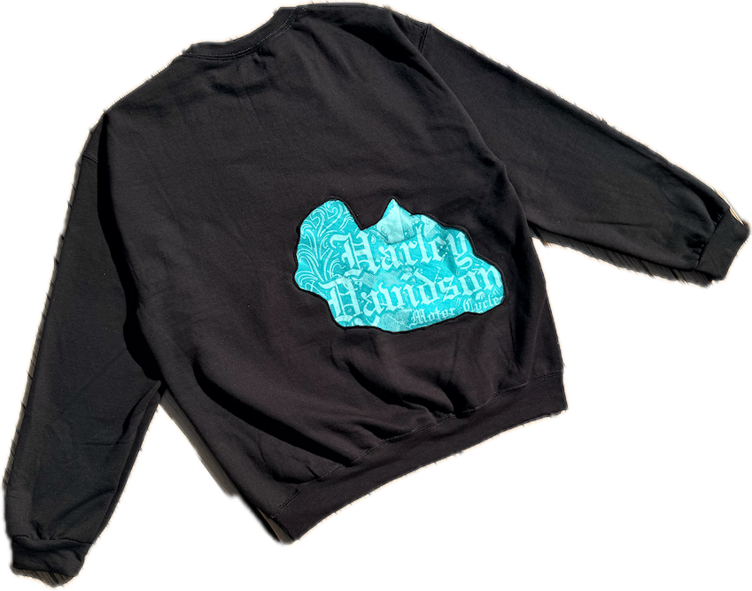 Harley Davidson Black Wing Crewneck Sweatshirt