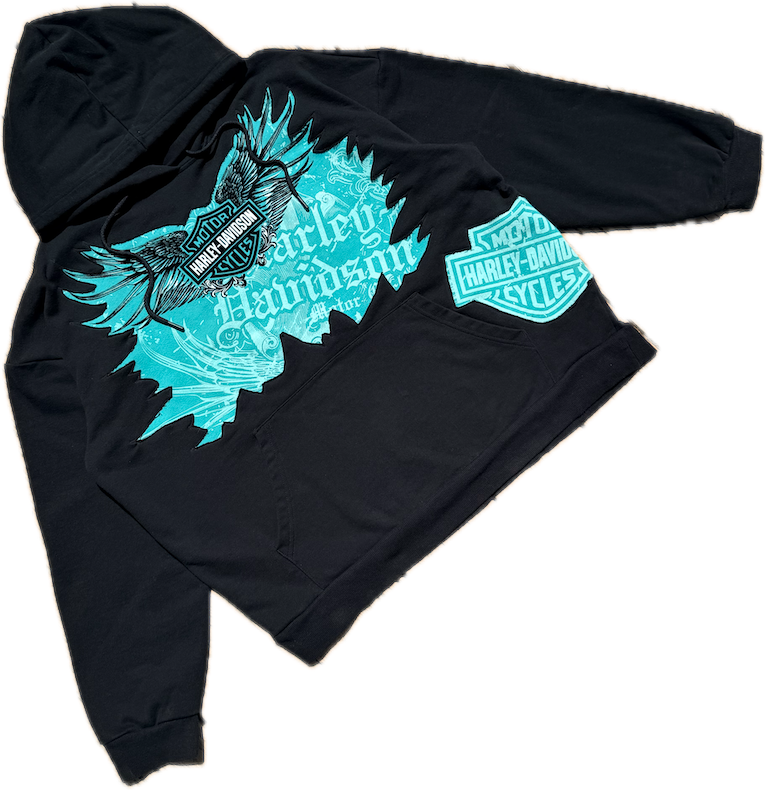Harley Davidson Black Wing Hoodie