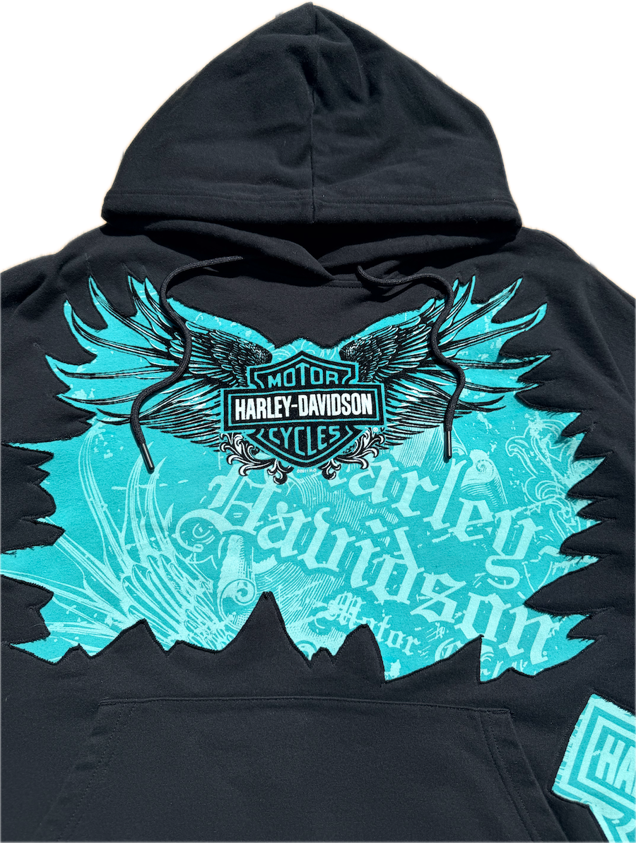 Harley Davidson Black Wing Hoodie
