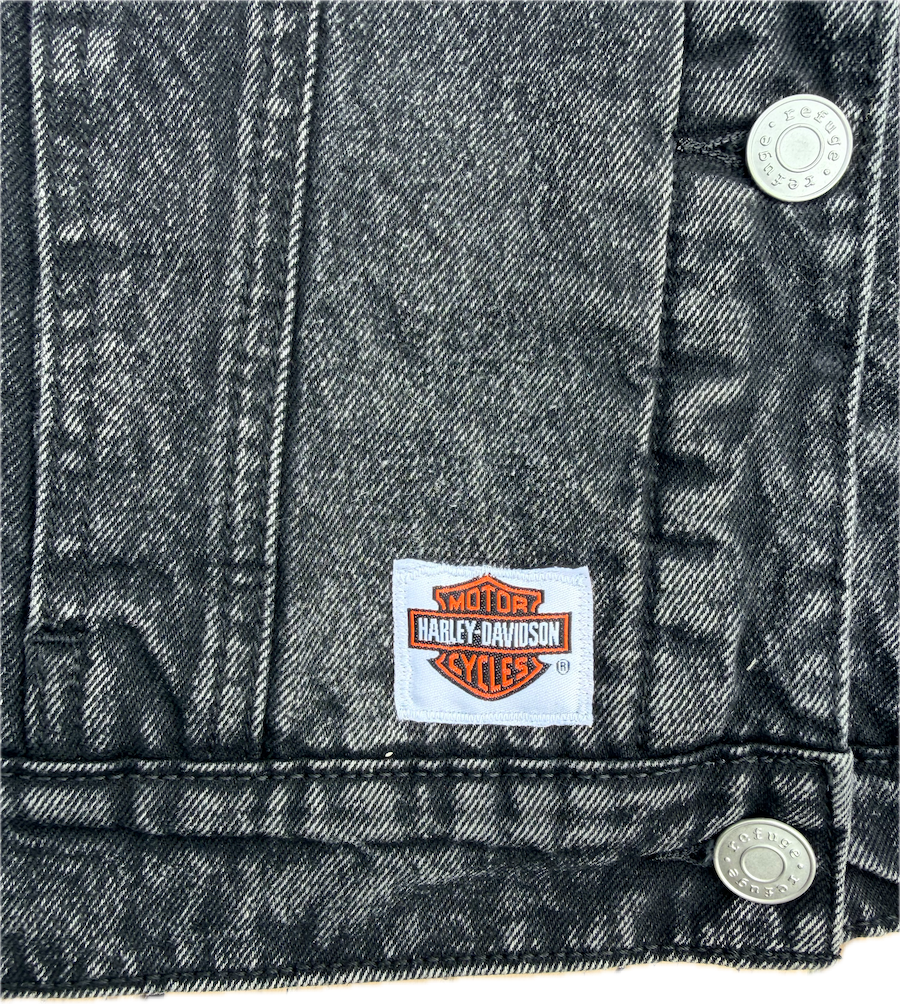 Harley Davidson Black Denim Jacket