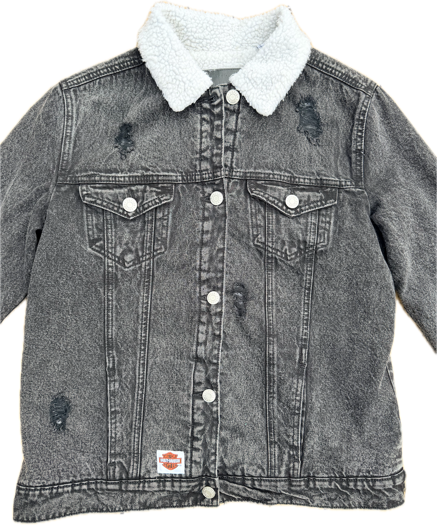 Harley Davidson Black Denim Jacket