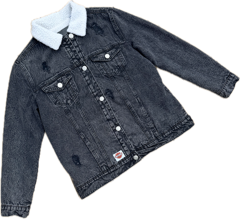Harley Davidson Black Denim Jacket