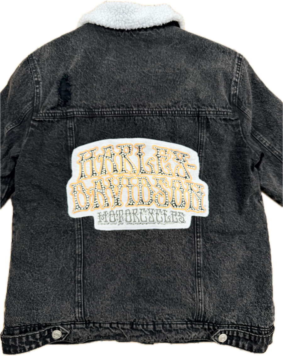 Harley Davidson Black Denim Jacket