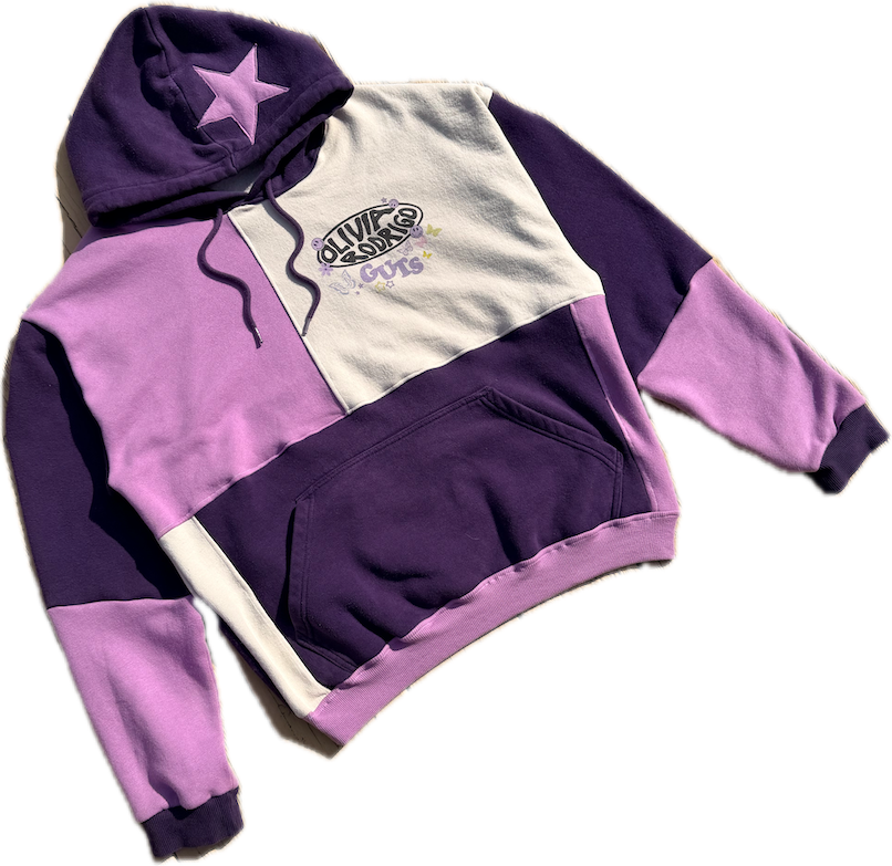 Olivia Rodrigo GUTS Patchwork Hoodie