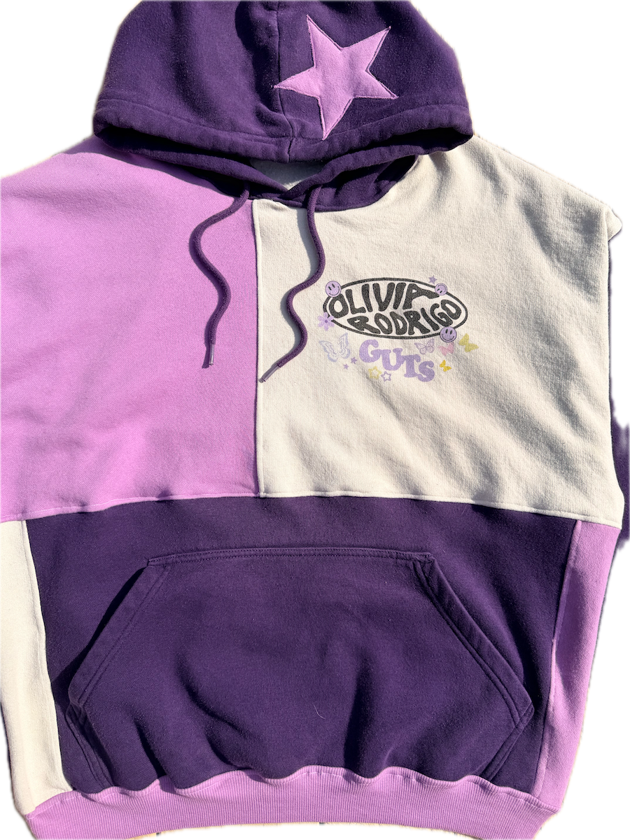 Olivia Rodrigo GUTS Patchwork Hoodie