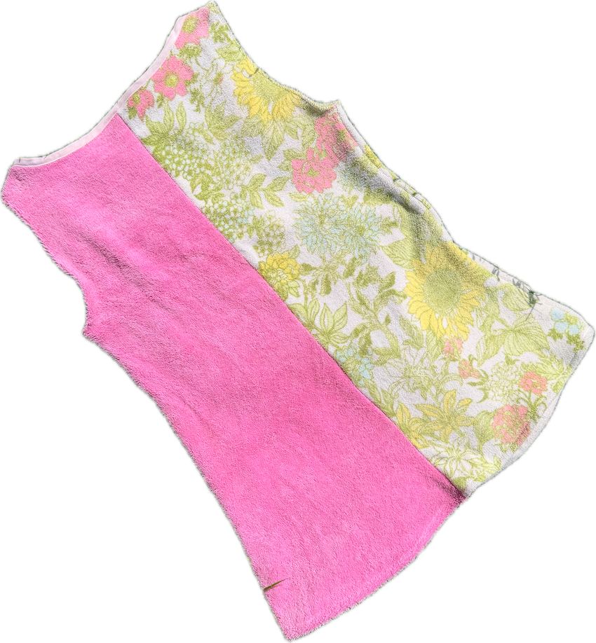 Vintage Floral Coverup Dress