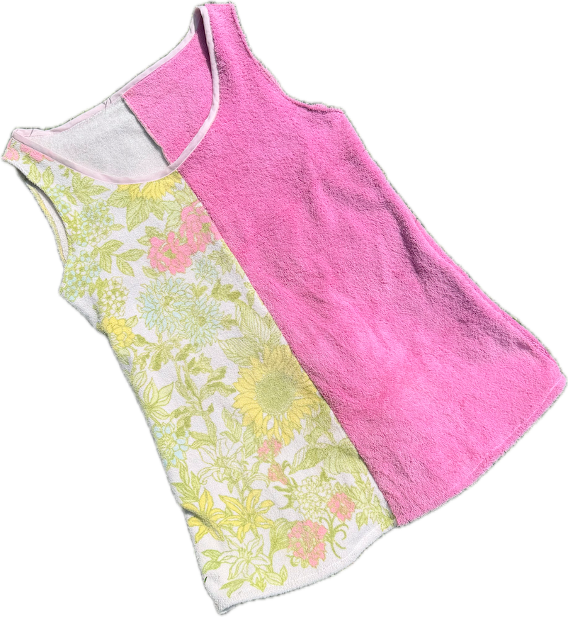 Vintage Floral Coverup Dress