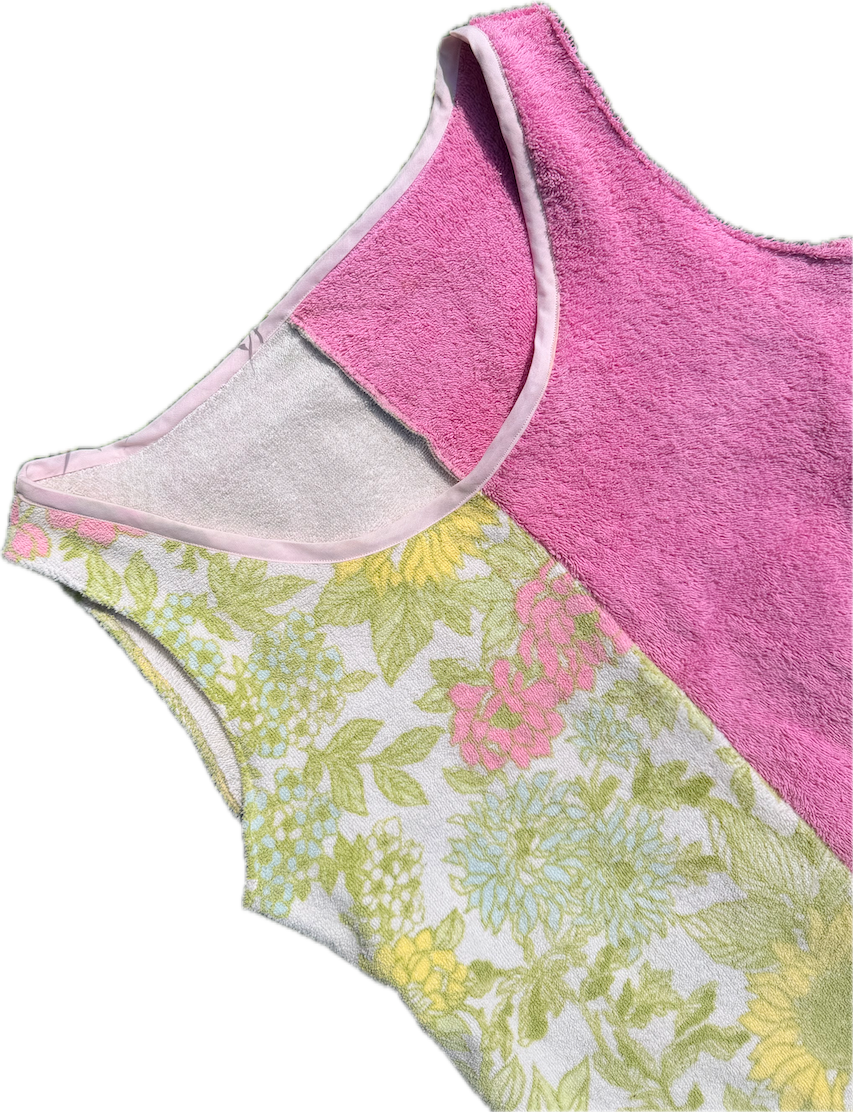 Vintage Floral Coverup Dress