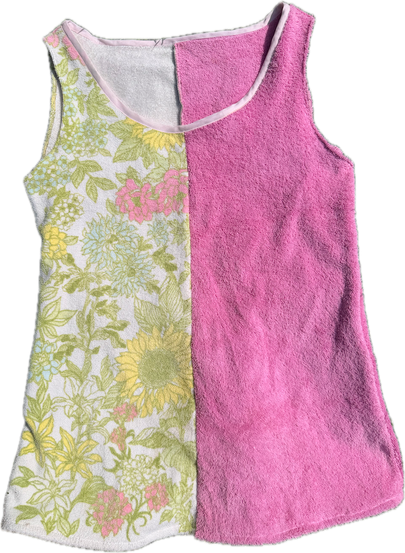 Vintage Floral Coverup Dress