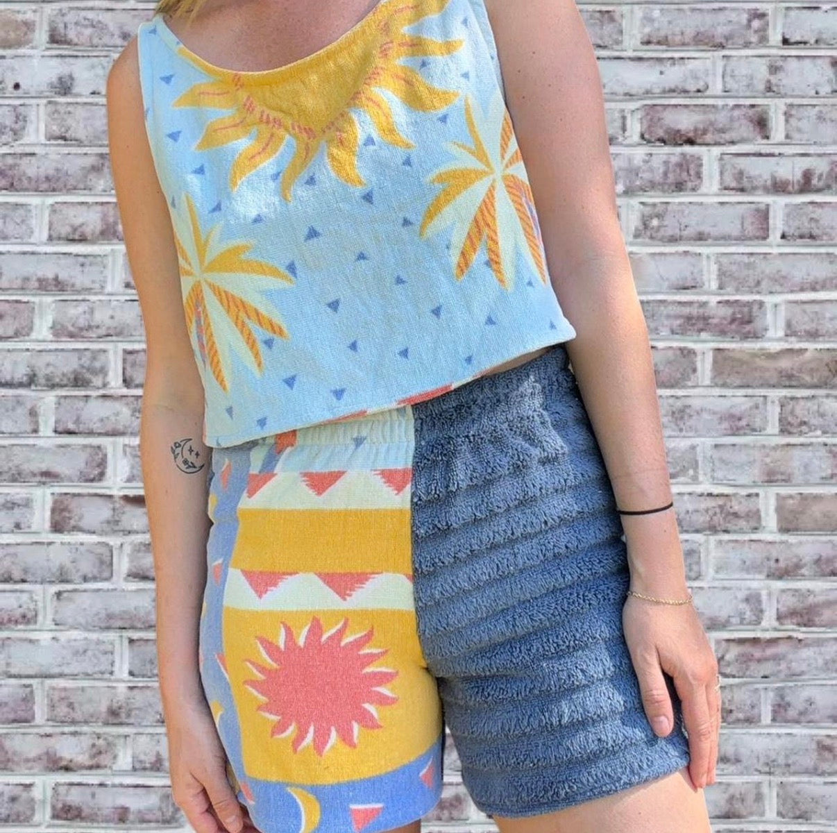 Vintage Tropical Sun 2 Piece Set