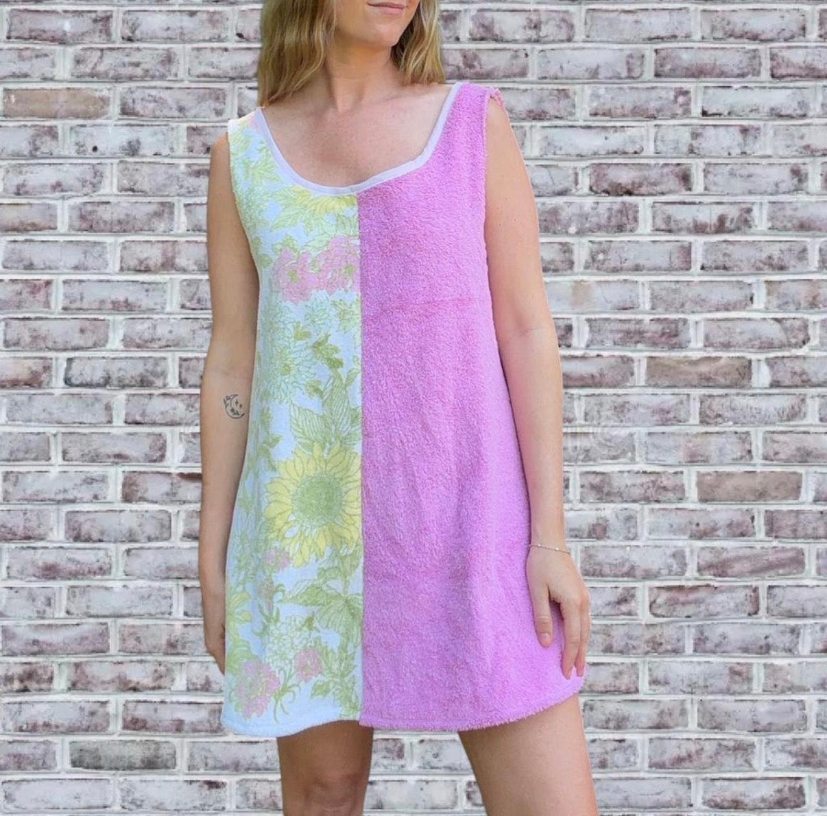 Vintage Floral Coverup Dress