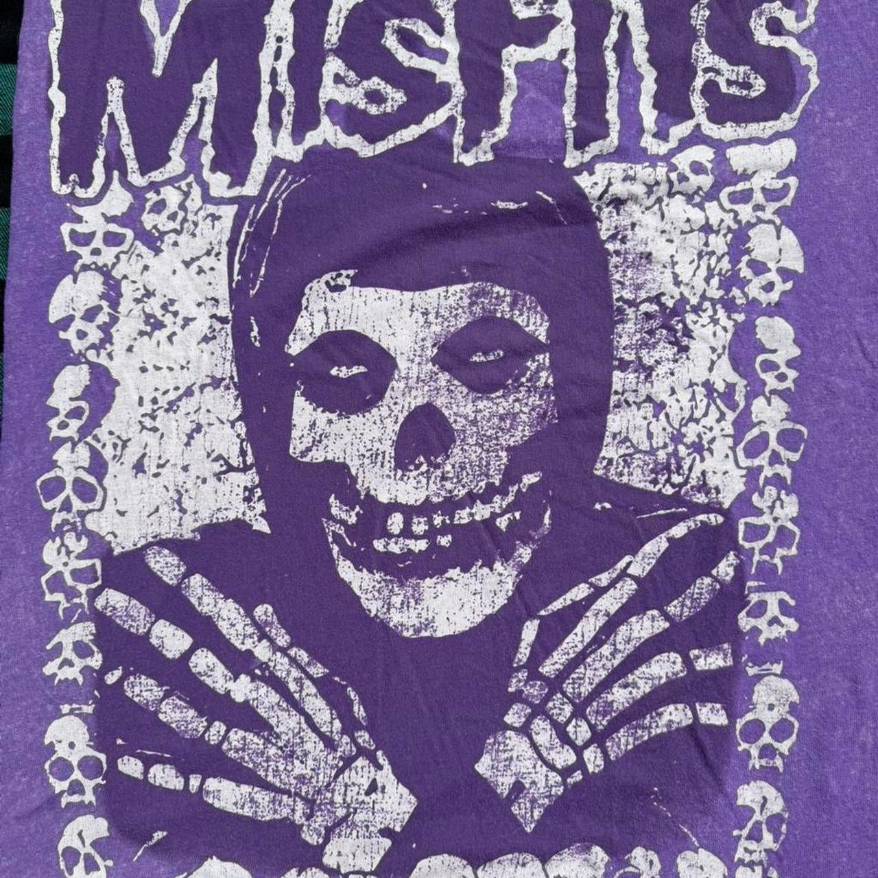 Misfits Purple and Green Flannel