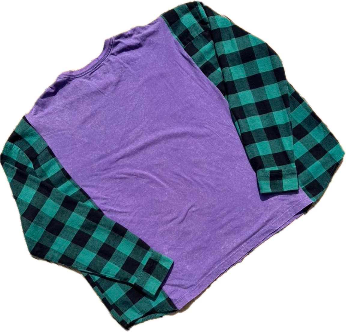 Misfits Purple and Green Flannel