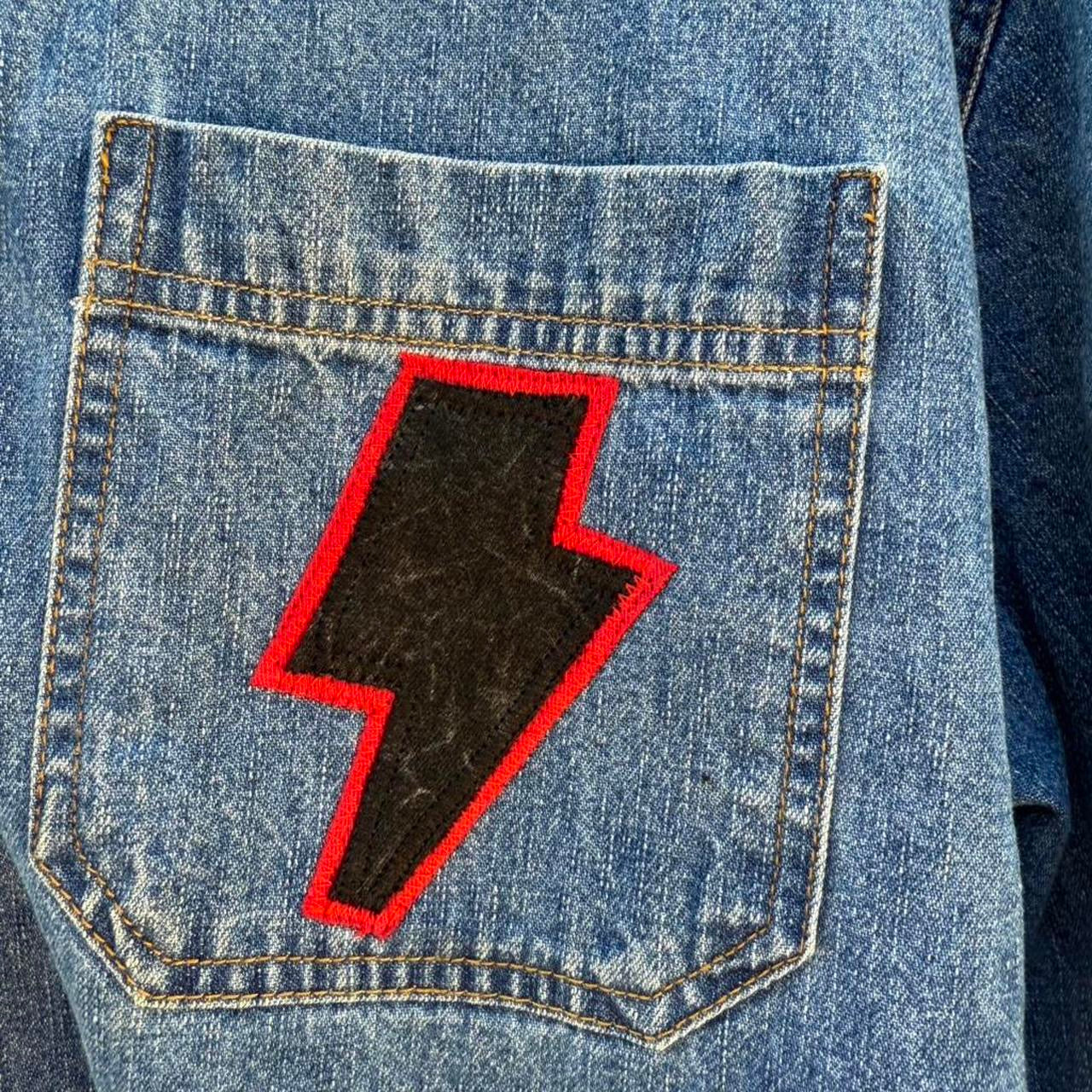 AC/DC Denim Button Down