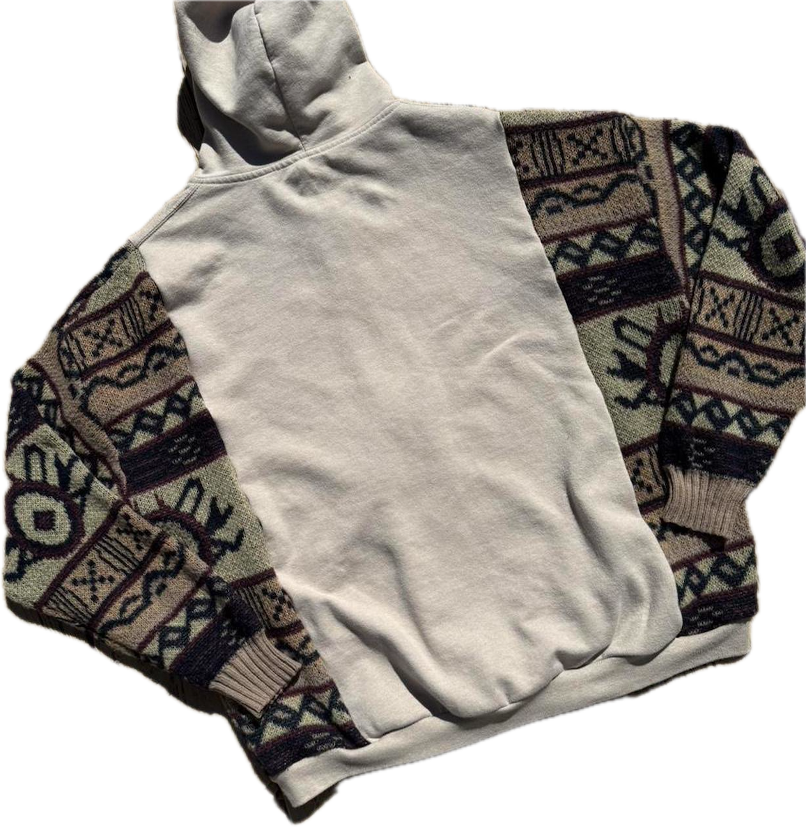 Beige Sweater Hoodie