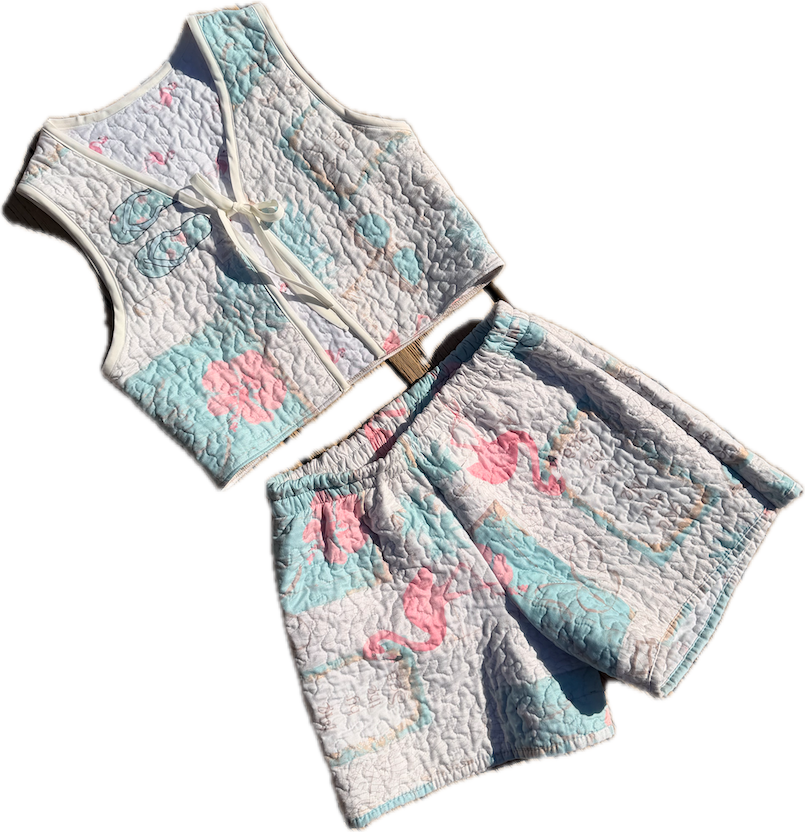 "You and Me by the Sea" 2 piece set